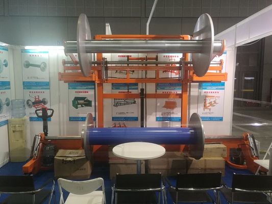 Paper Warp Beam Trolley Carrying Upper And Bottom Beams Together 1000kgs